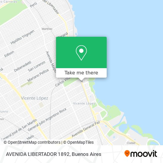 AVENIDA LIBERTADOR 1892 map