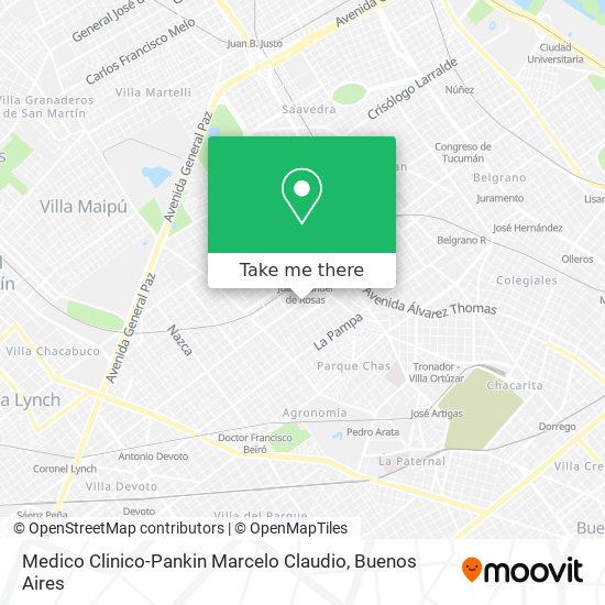 Medico Clinico-Pankin Marcelo Claudio map