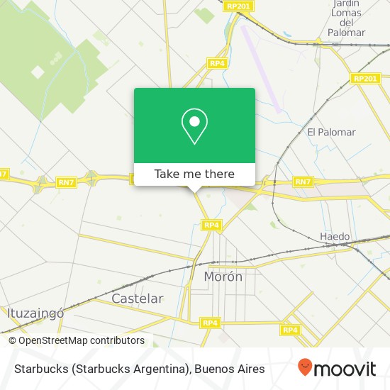 Mapa de Starbucks (Starbucks Argentina)