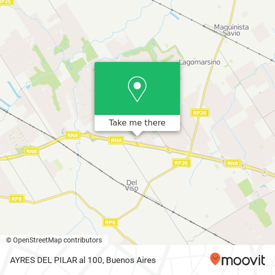 AYRES DEL PILAR al 100 map