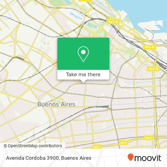 Mapa de Avenida Cordoba  3900