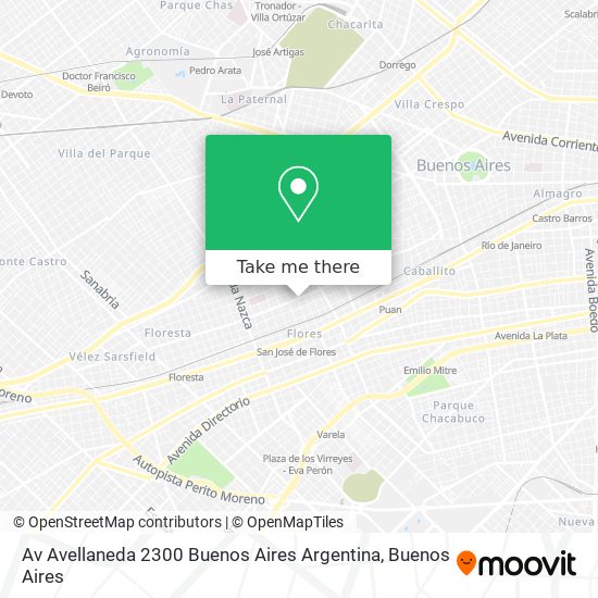 Mapa de Av  Avellaneda 2300  Buenos Aires  Argentina