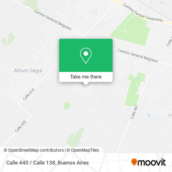 Calle 440 / Calle 138 map