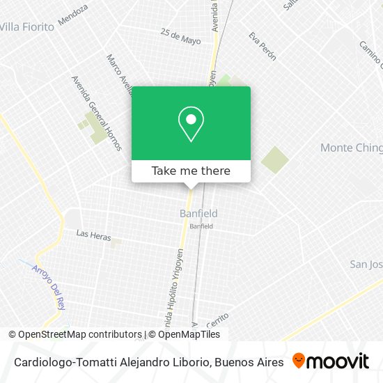 Cardiologo-Tomatti Alejandro Liborio map