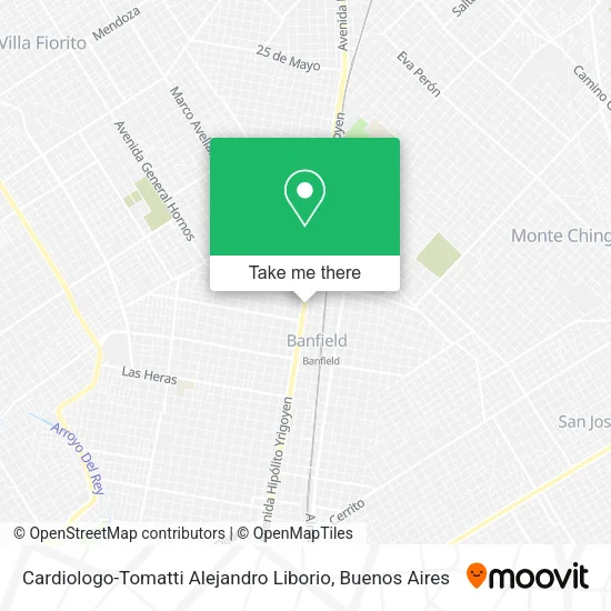 Cardiologo-Tomatti Alejandro Liborio map