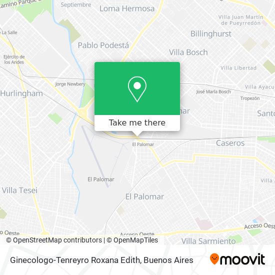 Ginecologo-Tenreyro Roxana Edith map