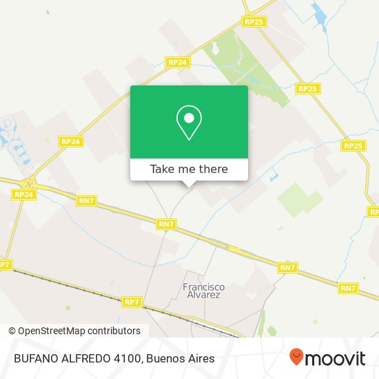 BUFANO ALFREDO 4100 map