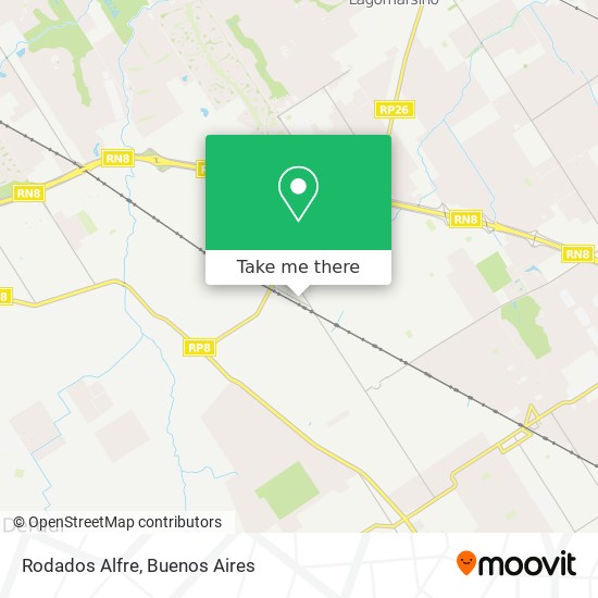 Rodados Alfre map