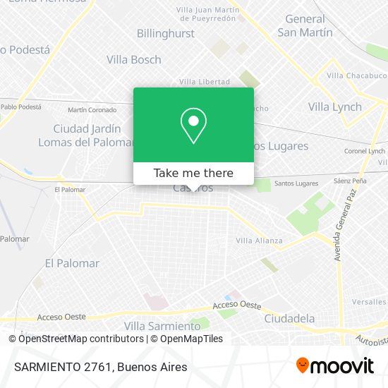 Mapa de SARMIENTO 2761