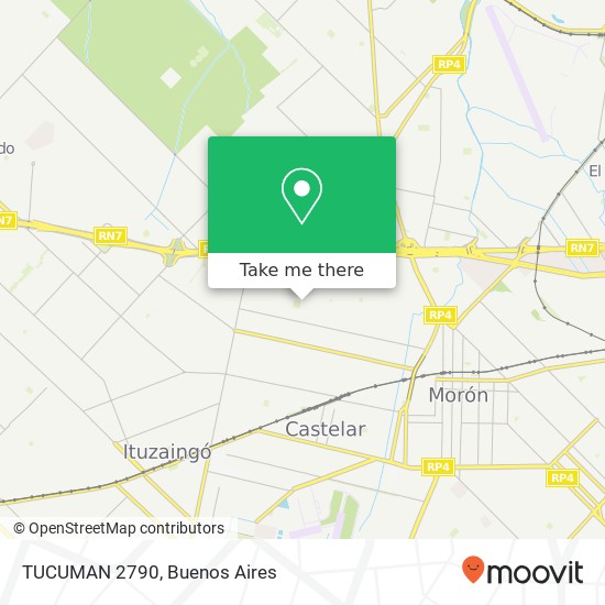 TUCUMAN 2790 map