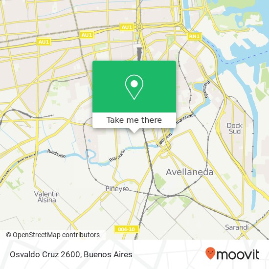 Osvaldo Cruz  2600 map