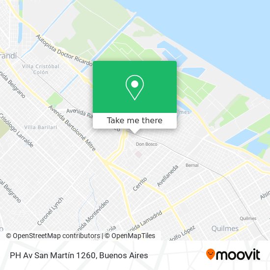 PH   Av  San Martín 1260 map