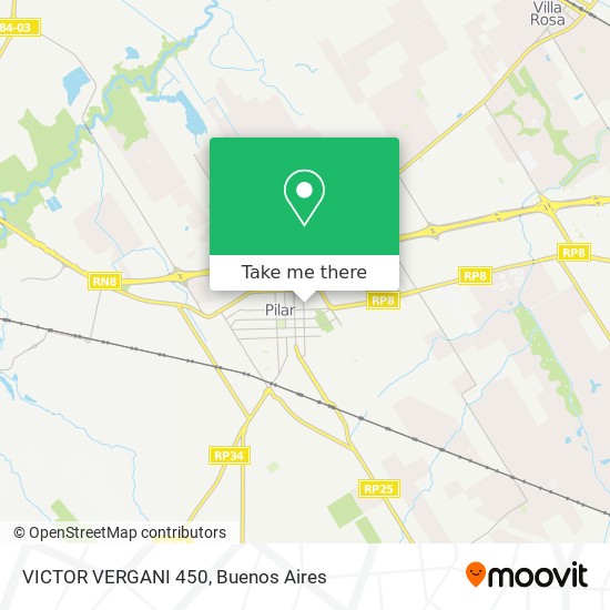 VICTOR VERGANI 450 map