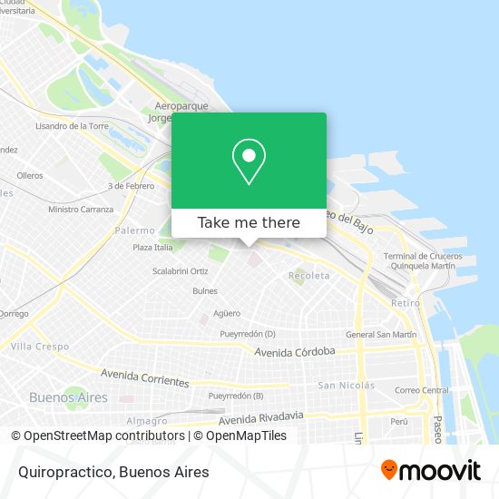 Quiropractico map