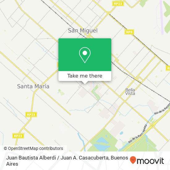 Mapa de Juan Bautista Alberdi / Juan A. Casacuberta