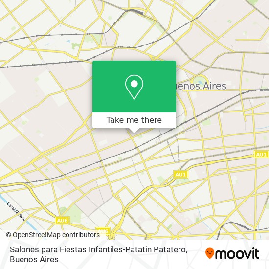 Salones para Fiestas Infantiles-Patatin Patatero map