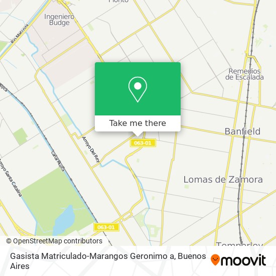 Gasista Matriculado-Marangos Geronimo a map