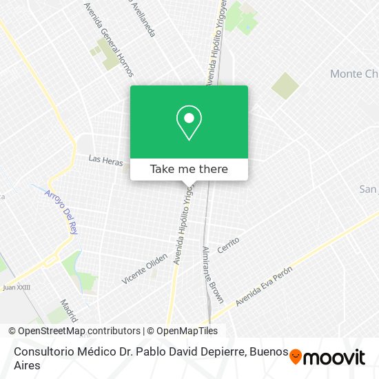 Consultorio Médico Dr. Pablo David Depierre map