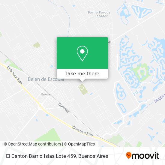 El Canton  Barrio Islas Lote 459 map