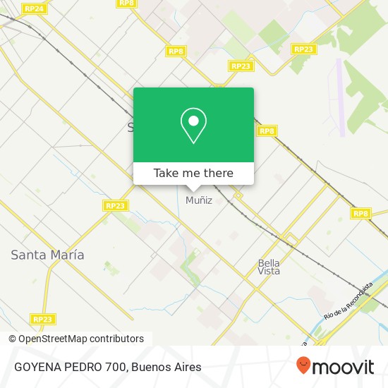 GOYENA  PEDRO 700 map