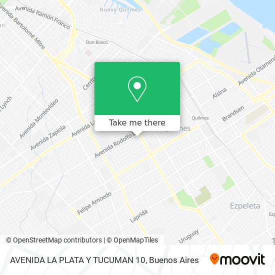 Mapa de AVENIDA LA PLATA Y TUCUMAN 10