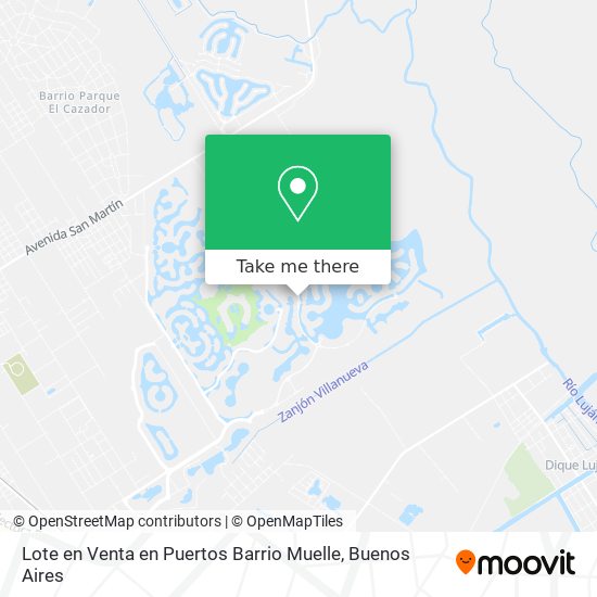 Lote en Venta en Puertos Barrio Muelle map