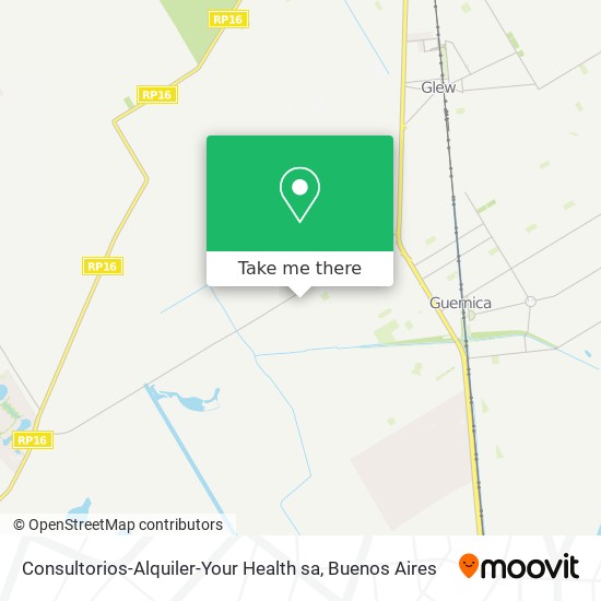 Consultorios-Alquiler-Your Health sa map