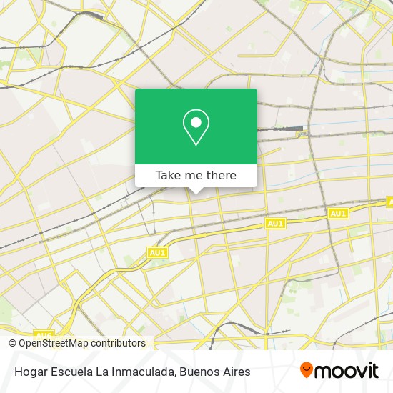 Mapa de Hogar Escuela La Inmaculada