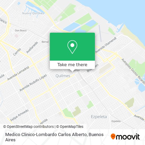 Medico Clinico-Lombardo Carlos Alberto map