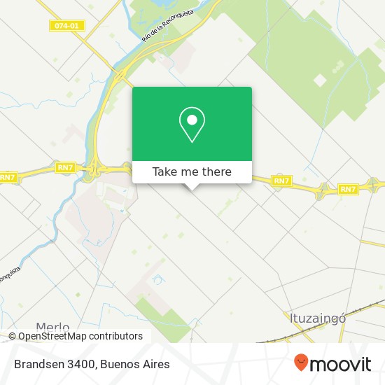 Brandsen 3400 map