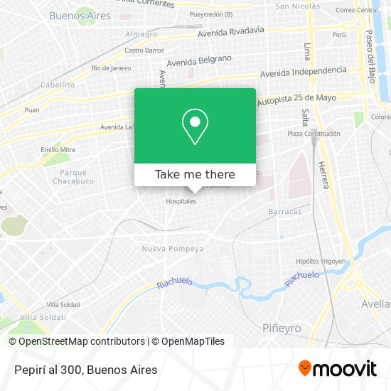 Pepirí al 300 map