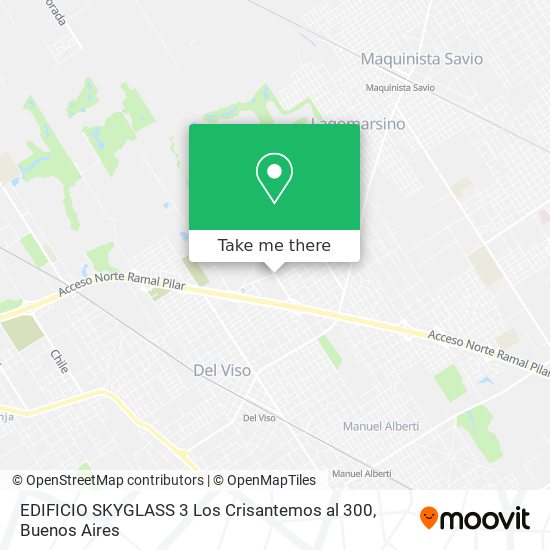 Mapa de EDIFICIO SKYGLASS 3   Los Crisantemos al 300