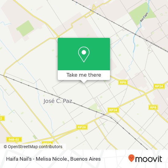 Mapa de Haifa Nail's - Melisa Nicole.