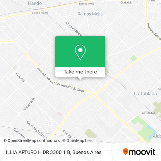 ILLIA  ARTURO H DR 3300 1 B map