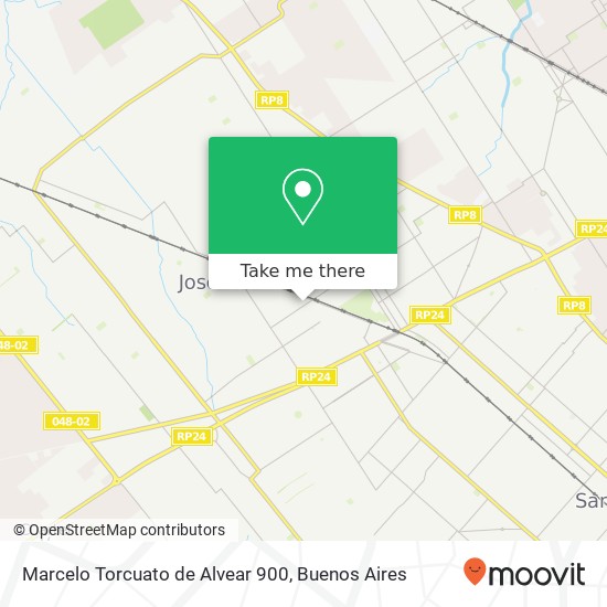 Marcelo Torcuato de Alvear 900 map