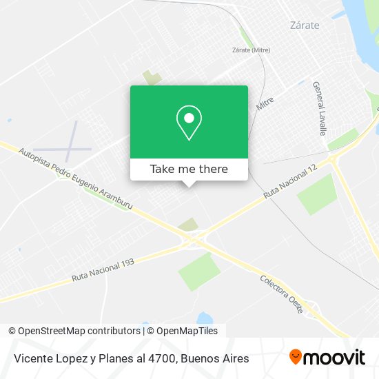 Vicente Lopez y Planes al 4700 map