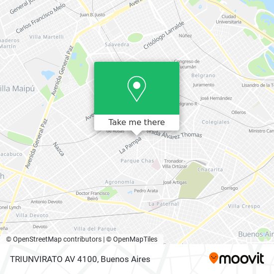 TRIUNVIRATO AV  4100 map