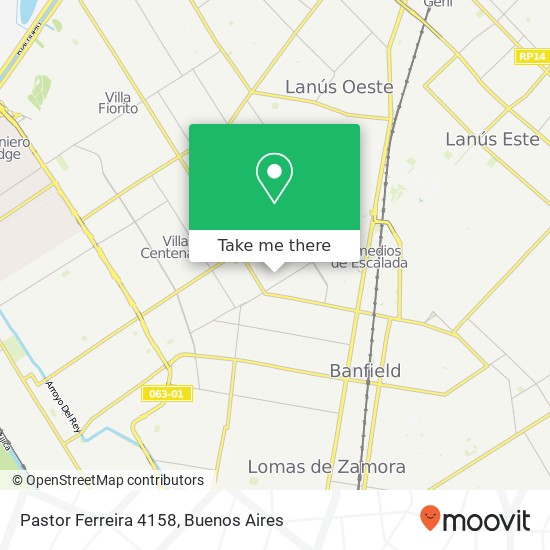 Pastor Ferreira 4158 map