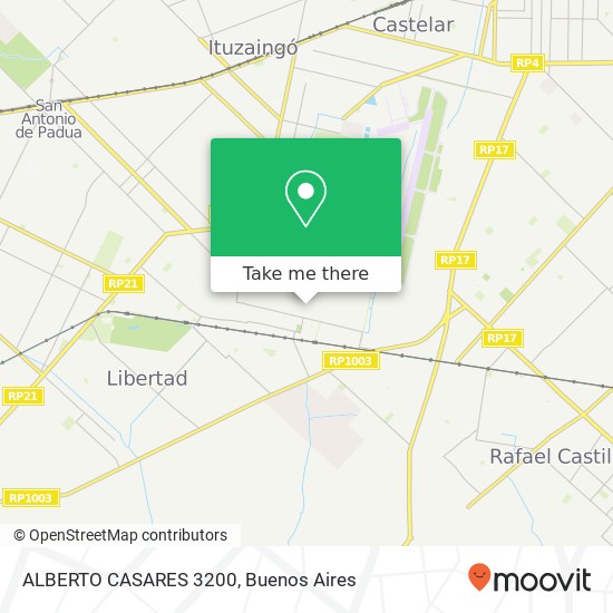 ALBERTO CASARES 3200 map