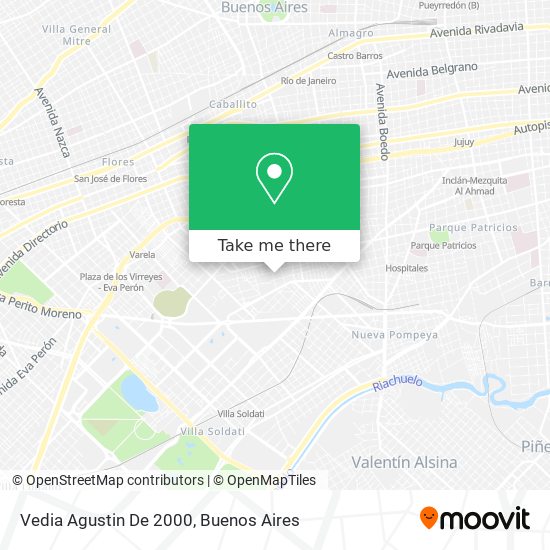 Mapa de Vedia Agustin De  2000