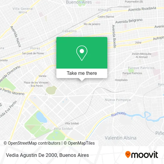 Vedia Agustin De  2000 map