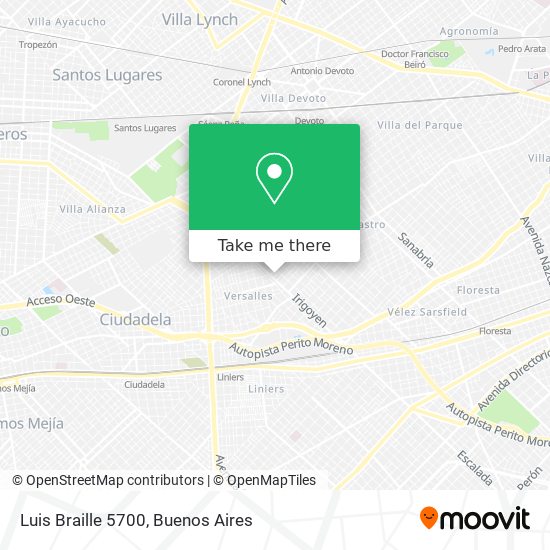 Luis Braille 5700 map