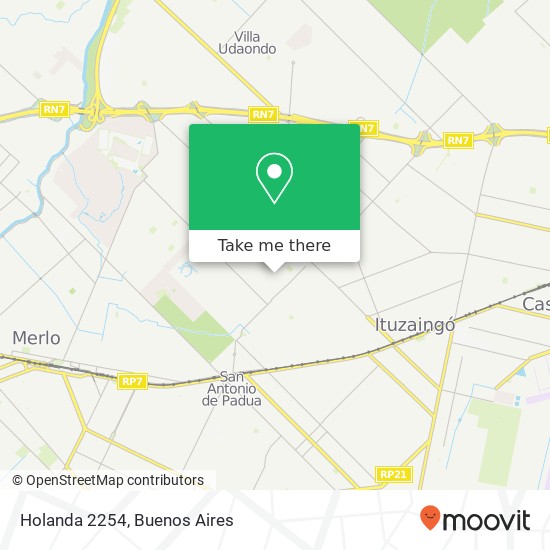 Holanda 2254 map