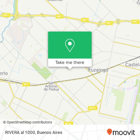 RIVERA al 1000 map