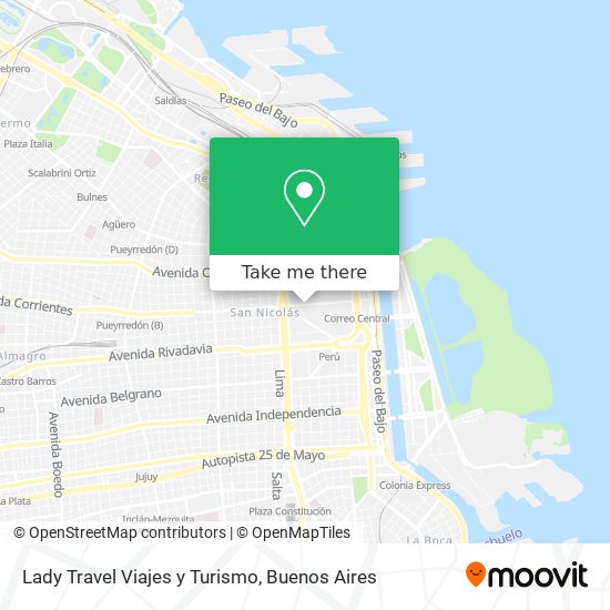 Lady Travel Viajes y Turismo map