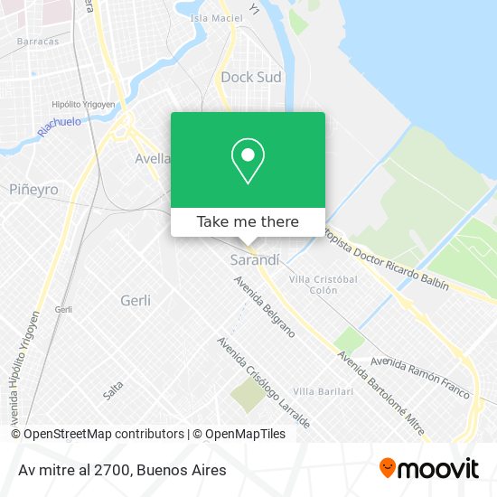 Av mitre al 2700 map