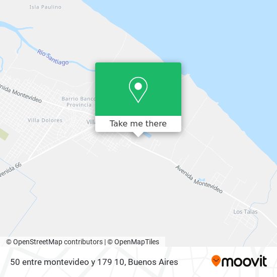 Mapa de 50 entre montevideo y 179 10