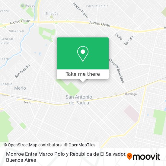Monroe Entre Marco Polo y República de El Salvador map