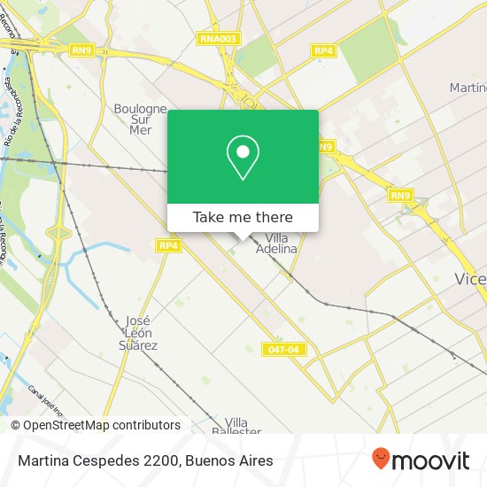 Mapa de Martina Cespedes  2200