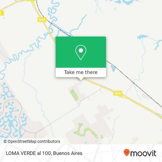 Mapa de LOMA VERDE al 100